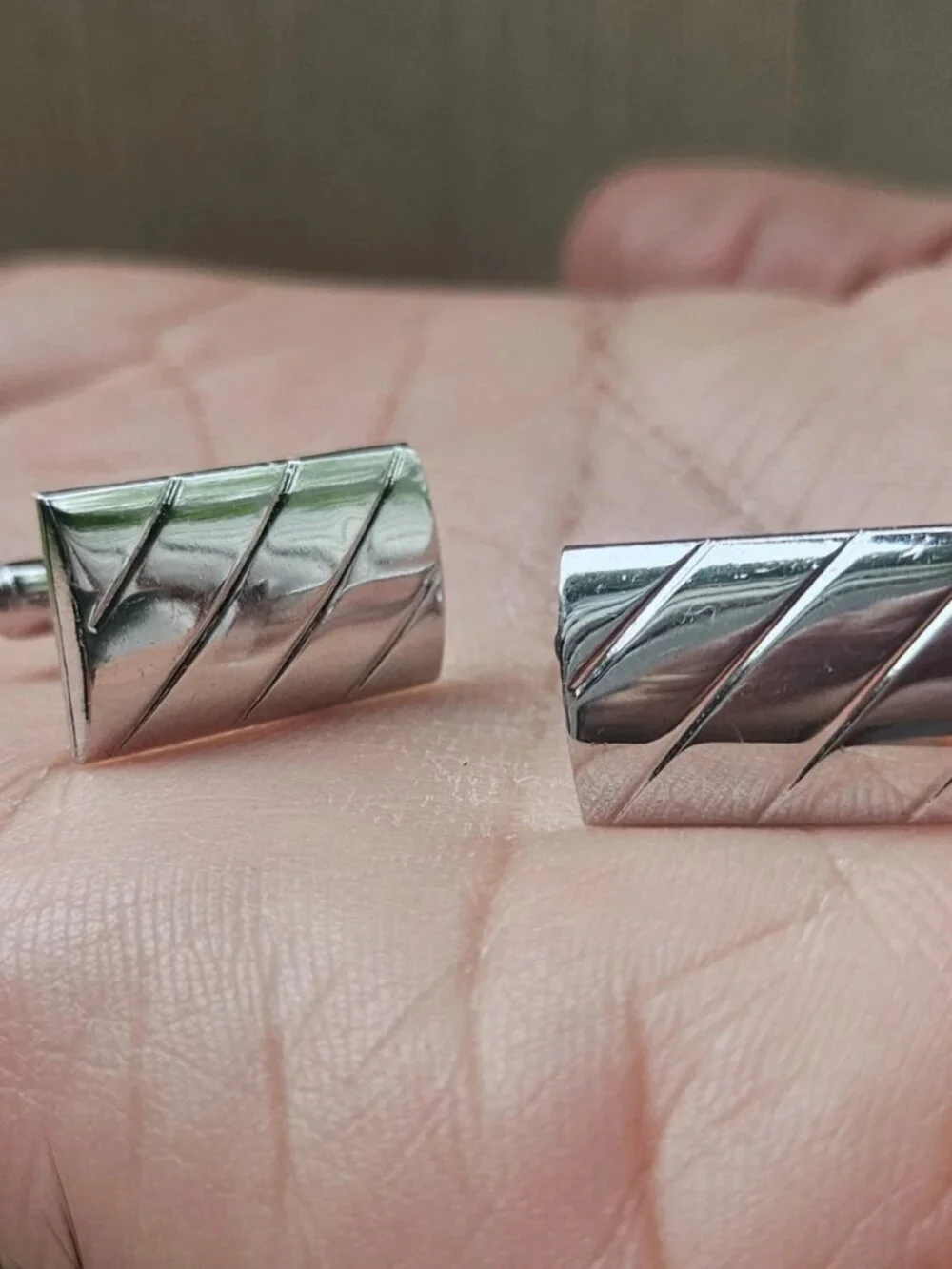 Vintage Cufflinks Silver Tone Fashion Jewelry Men Cuff Links Shirt Cuff Stud